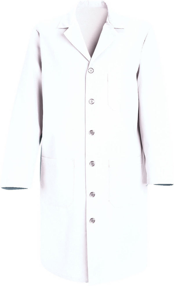 女式白色实验室外套